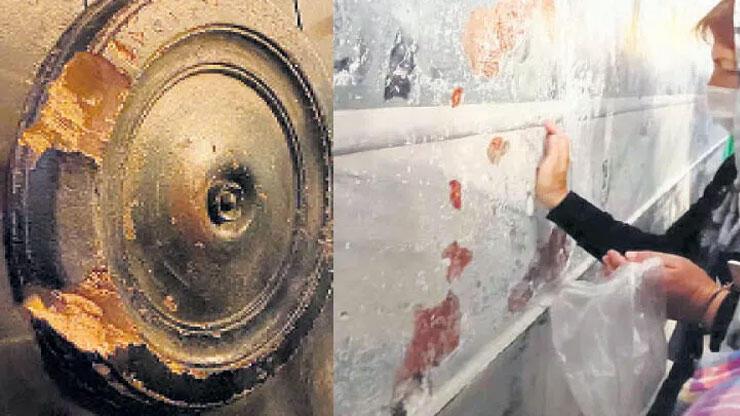 Ayasofya'da şok görüntü! Kapıdan sonra duvarlar hedefte
