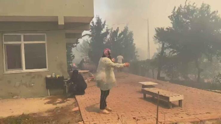 Beykoz'da orman yangını paniği