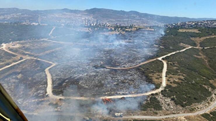 Seferihisar orman yangını son durum! İzmir Seferihisar orman yangını söndürüldü mü?