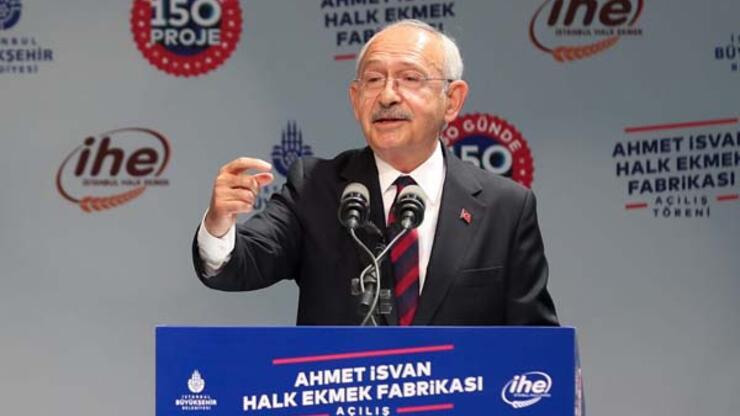 Kılıçdaroğlu İstanbul'da halk ekmek fabrikası açılışına katıldı