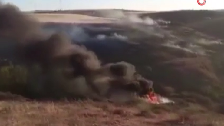İspanya’da yangın söndürme helikopteri düştü
