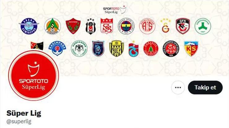 Süper Lig'in sosyal medya hesabı açıldı