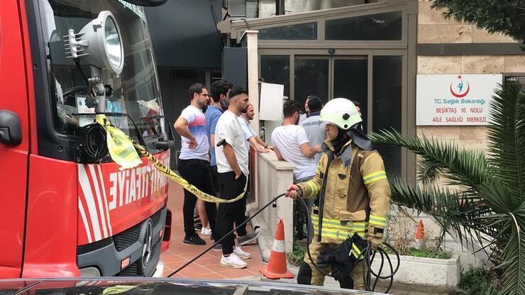 Son dakika... Beşiktaş'ta hastane ek binasında yangın