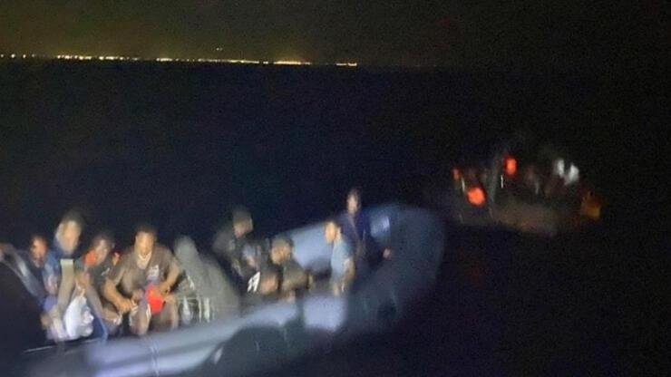 Marmaris’te 32 düzensiz göçmen kurtarıldı