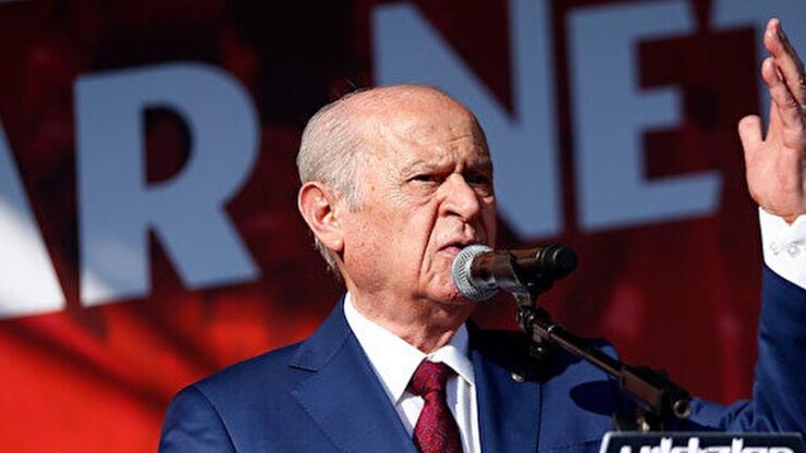 MHP lideri Bahçeli Bursa mitinginde konuşuyor: Aday belli karar net