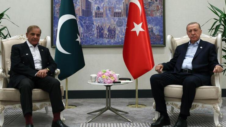 Cumhurbaşkanı Erdoğan, Pakistan Başbakanı Şerif'i kabul etti
