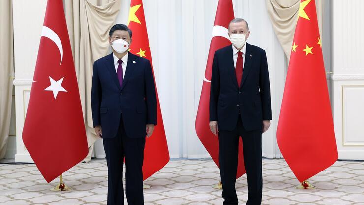 Son dakika... Cumhurbaşkanı Erdoğan, Şi Cinping ile bir araya geldi
