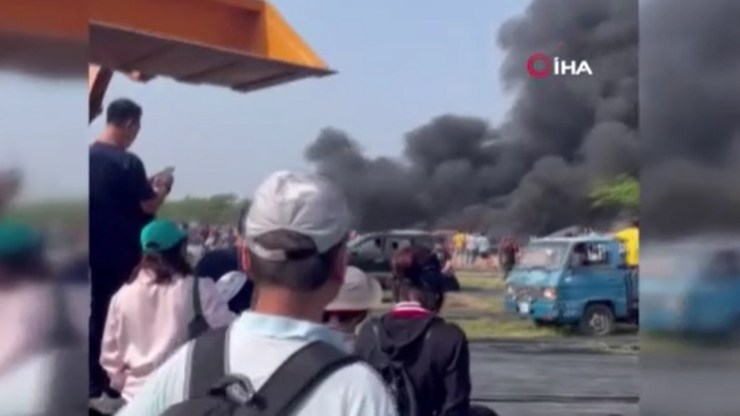 Tayvan’da otoparkta yangın: 25 araç küle döndü