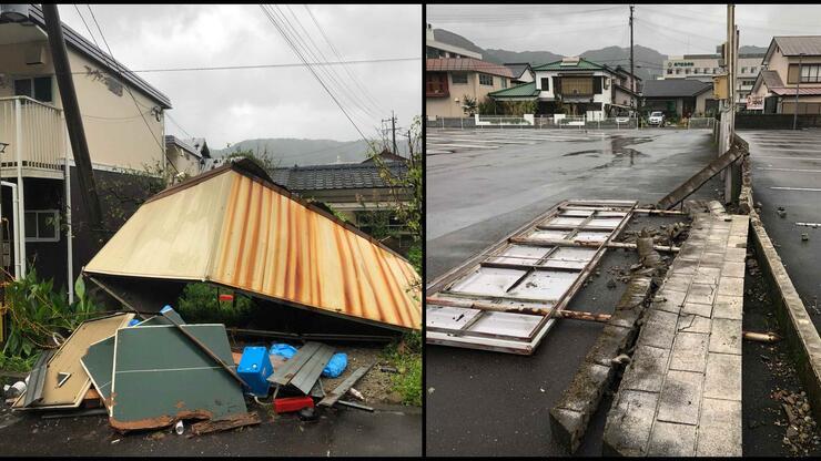 Japonya'daki Nanmadol Tayfunu'nda 1 kişi öldü