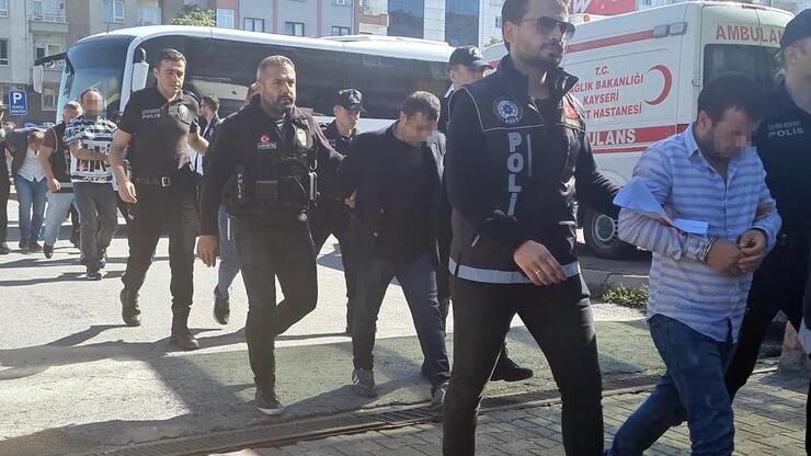 Kayseri'de uyuşturucu operasyonu: 43 gözaltı
