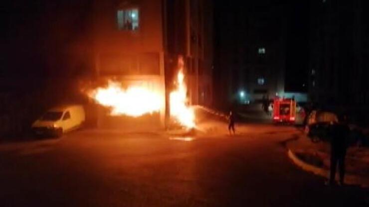 Kahramanmaraş'ta iş yeri yangını