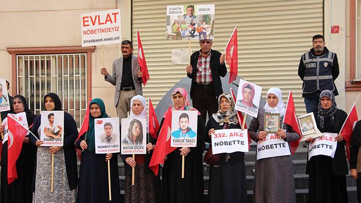 Diyarbakır'daki evlat nöbetinde aile sayısı 332 oldu