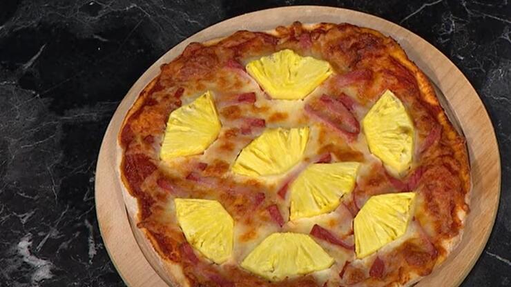MasterChef günün yemeği:  Avustralya meşhur tarifi! Ananaslı jambonlu pizza nasıl yapılır? Ananaslı jambonlu pizza yapılışı!