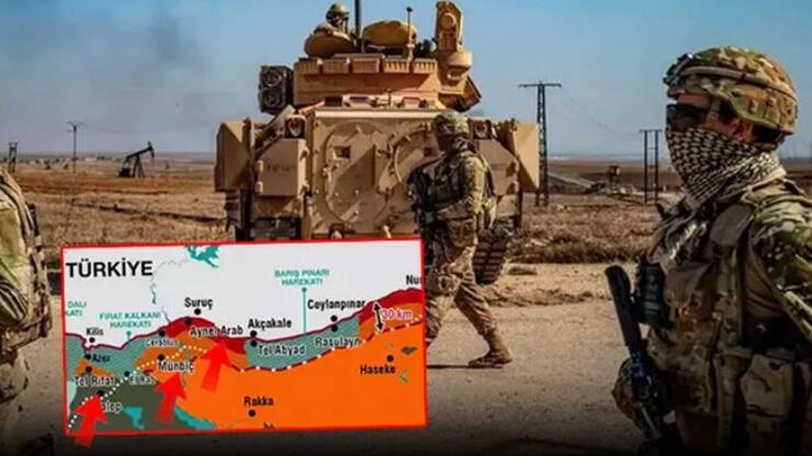 ABD ve Rusya'dan YPG'ye "Geri çekil" çağrısı: İşte karada ilk hedef!