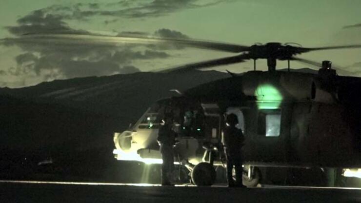 MSB, helikopter pilotlarının operasyon görüntülerini paylaştı