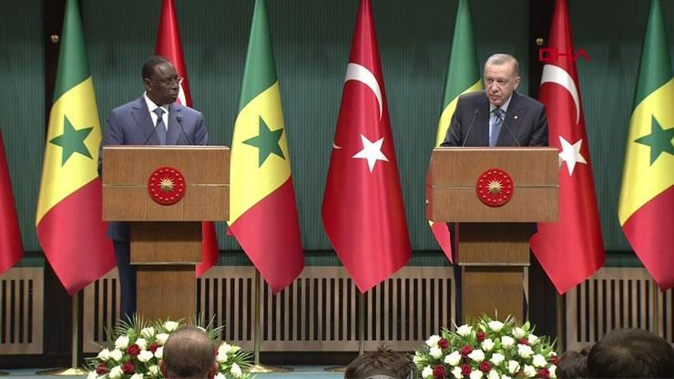 Son dakika... Senegal Cumhurbaşkanı Ankara'da! İki liderden ortak açıklama 