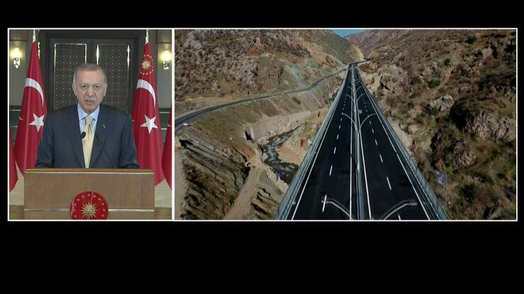 SON DAKİKA: Cumhurbaşkanı Erdoğan, Bitlis Çayı Viyadüğü açılışında konuştu