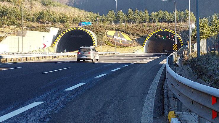 Bolu Dağı Tüneli'nden 2022'de 12 milyon araç geçti