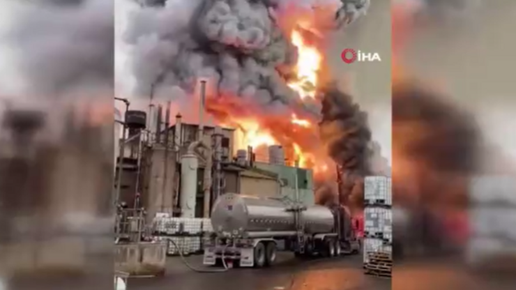 ABD’de kimya fabrikasında yangın