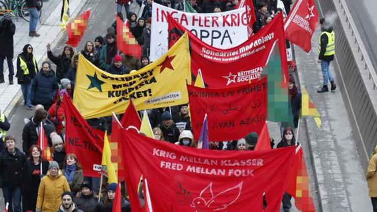 İsveç'te PKK destekçilerinden yeni provokasyon