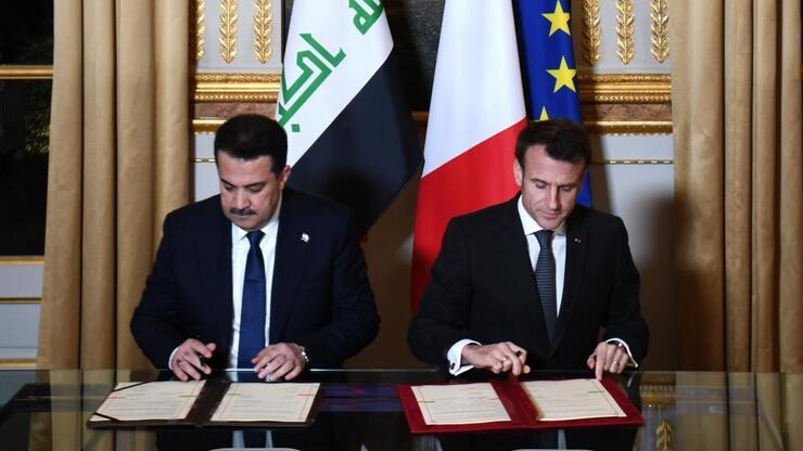 Irak ve Fransa arasında stratejik ortaklık anlaşması imzalandı