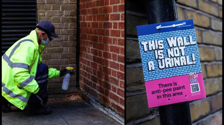 Londra'da sokaklardaki idrar kokusuna çözüm arayışı