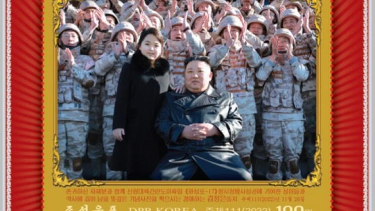 Kim Jong-Un, resmi pullara kızıyla fotoğrafını bastırdı