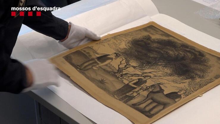 Salvador Dali'nin çalınan 100 yıllık çizimleri sahiplerine iade edildi 