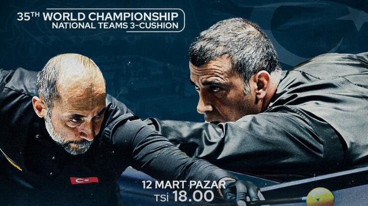 Semih Saygıner ve Tayfun Taşdemir, 3 Bant Bilardo Dünya Şampiyonası'nda finalde