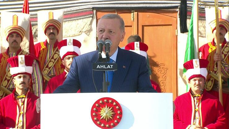 malazgirt zaferi 952. yılında! erdoğan'dan ahlat'ta önemli mesajlar - son  dakika haberleri i̇nternet
