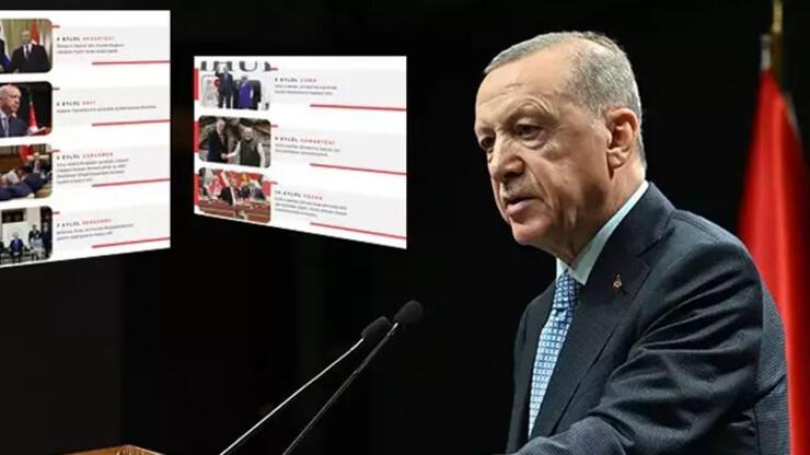 Cumhurbaşkanı Erdoğan'dan baş döndüren 1 haftalık mesai programı