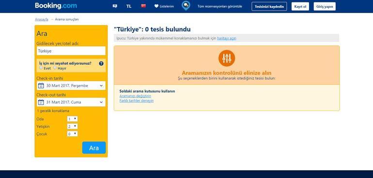 Booking neden kapandı Bookingin Türkiye faaliyetleri durduruldu
