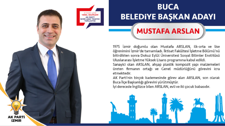 AK Parti İzmir Buca Belediye Başkan Adayı Mustafa Arslan kimdir