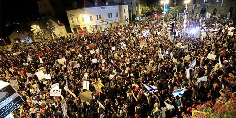 İsrailde Netanyahu karşıtı gösteriler ülke geneline yayılıyor