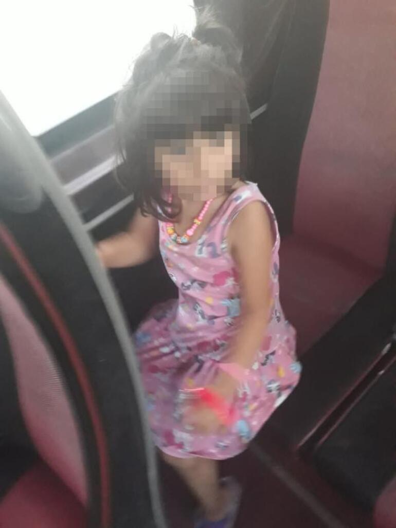 Anne 5 yaşındaki kızını minibüste unuttu