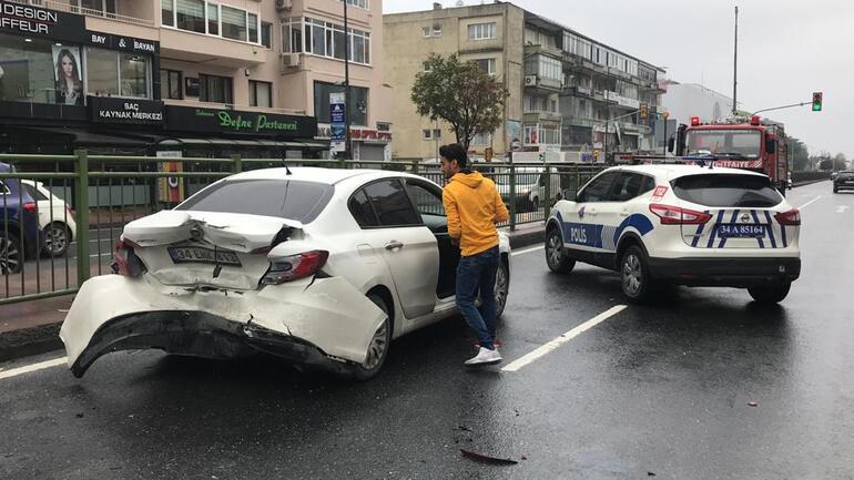 Beşiktaşta zincirleme trafik kazası
