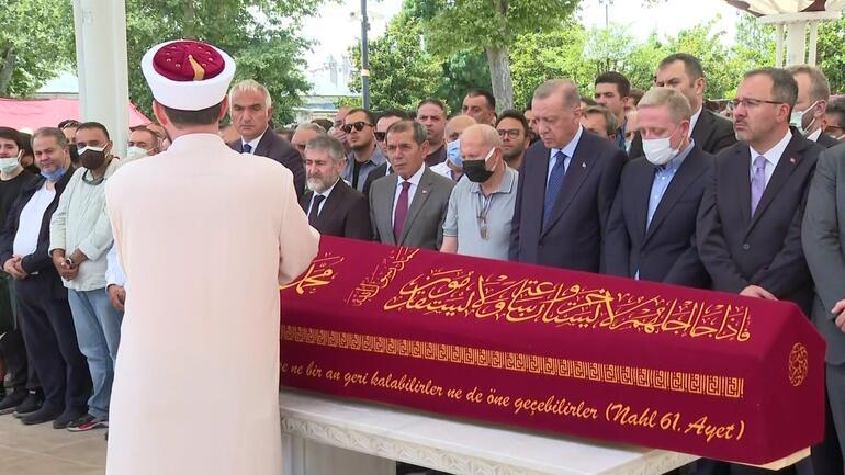Cumhurbaşkanı Erdoğan, Fethiye Gümüşdağın cenaze törenine katıldı