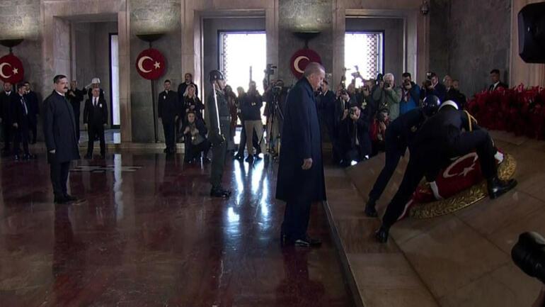 Son dakika... Atatürkü saygıyla anıyoruz: Devlet erkanı Anıtkabirde