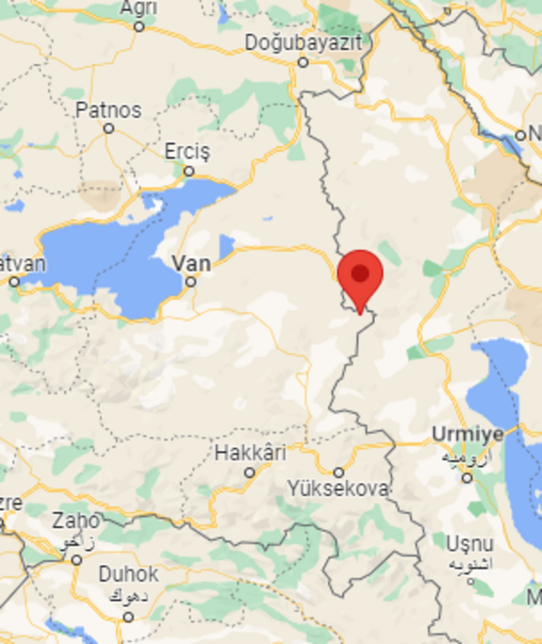 Son dakika... Türkiye-İran sınırında 4 büyüklüğünde deprem