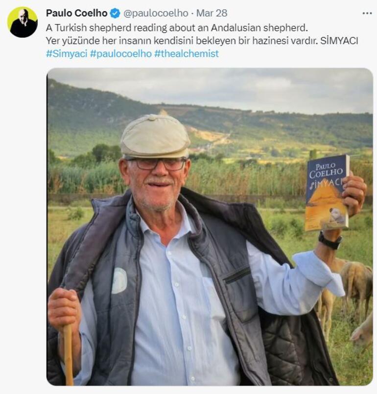 Dünyaca ünlü yazar Paulo Coelhodan Türk çoban paylaşımı