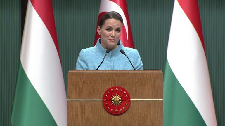 Macaristan Cumhurbaşkanı Ankarada... Erdoğan: TANAPtan Macaristana doğal gaz için desteğe hazırız