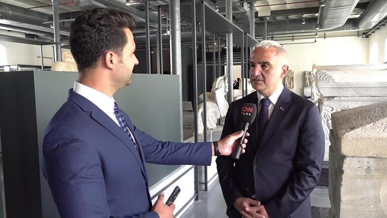 İzmire yeni kültür sanat merkezi Bakan Ersoydan CNN TÜRKe özel açıklamalar...