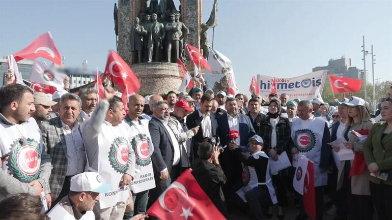 1 Mayıs’ta işçiler Taksim’deydi