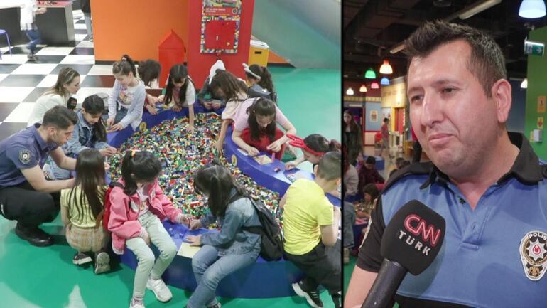 Depremzede çocuklar için renkli etkinlik düzenlendi