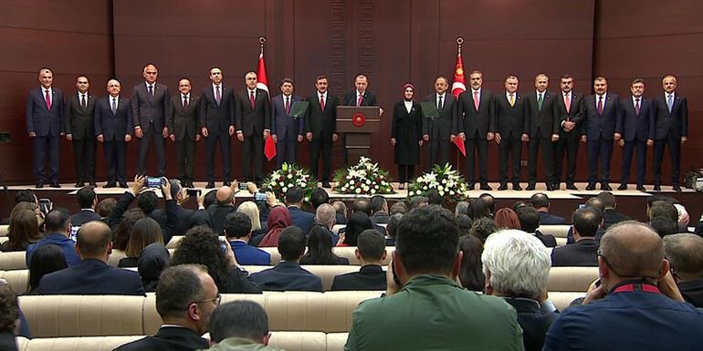 Son dakika... Cumhurbaşkanı Erdoğan yeni kabineyi duyurdu