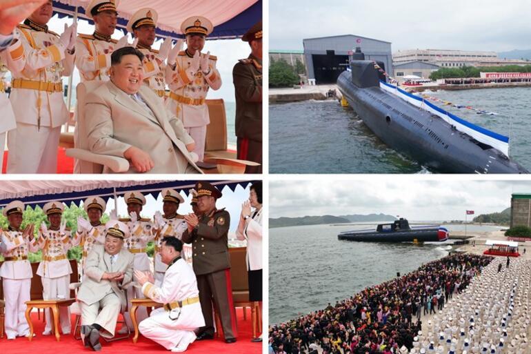 Kuzey Kore nükleer silah taşıyan denizaltıyı suya indirdi